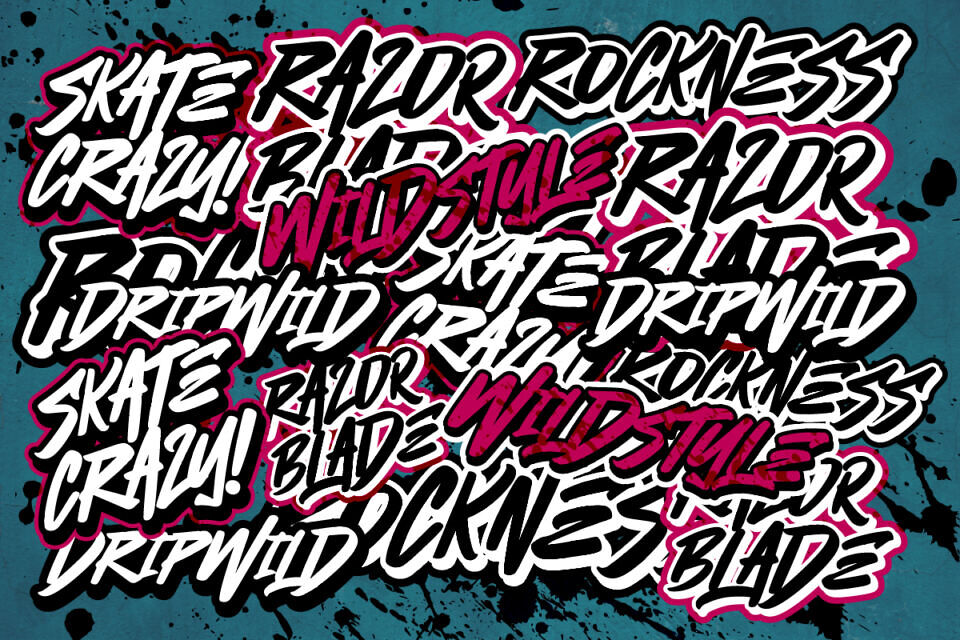 Thrashlane Font