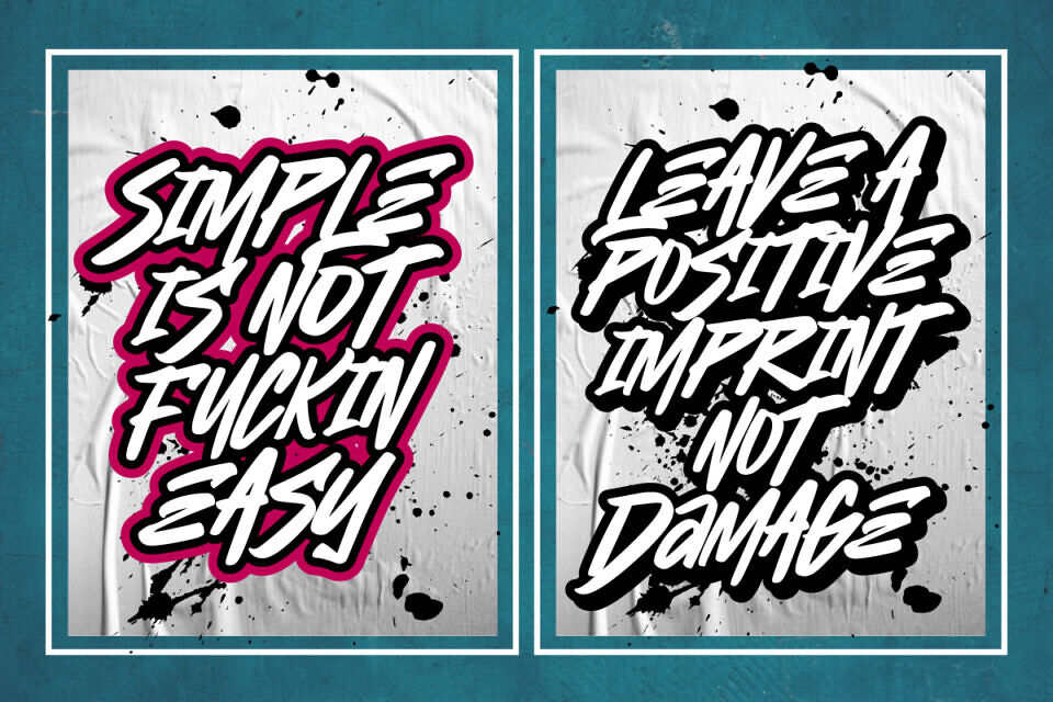 Thrashlane Font