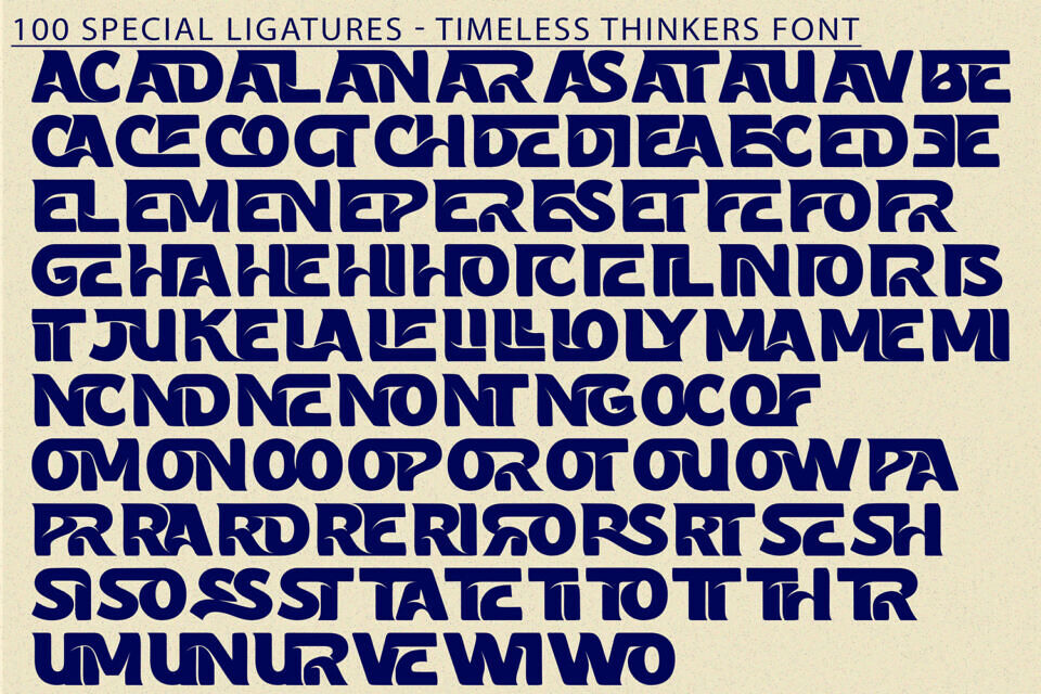 Timeless Thinkers Font
