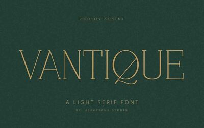 Vantique Font