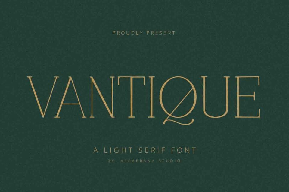 Vantique Font