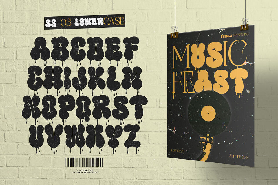 Warior Bomber Font