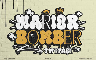 Warior Bomber Font