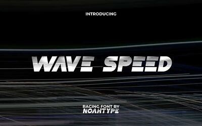 Wave Speed Font