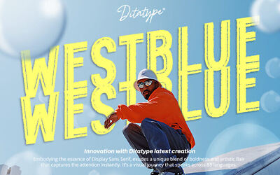 Westblue Font