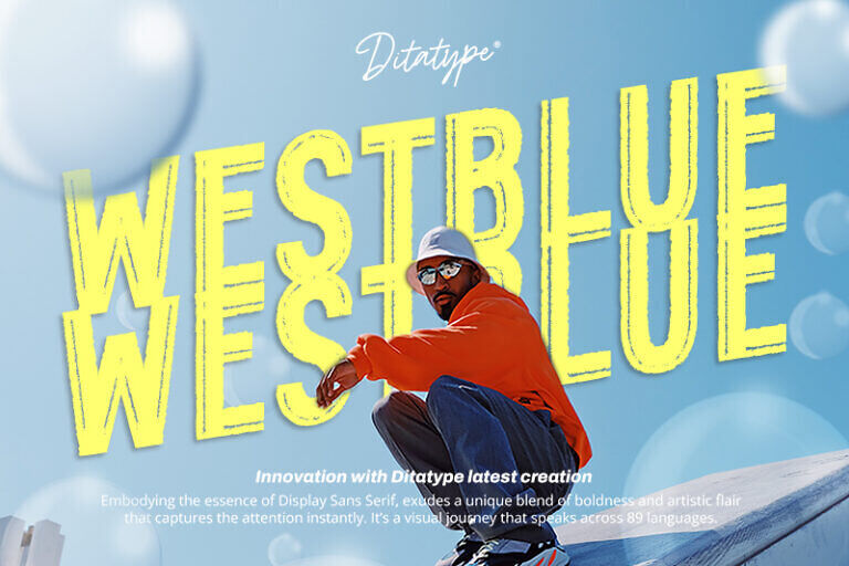 Westblue Font