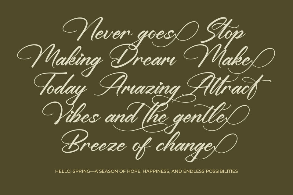 Yeliska Dasmithe Font
