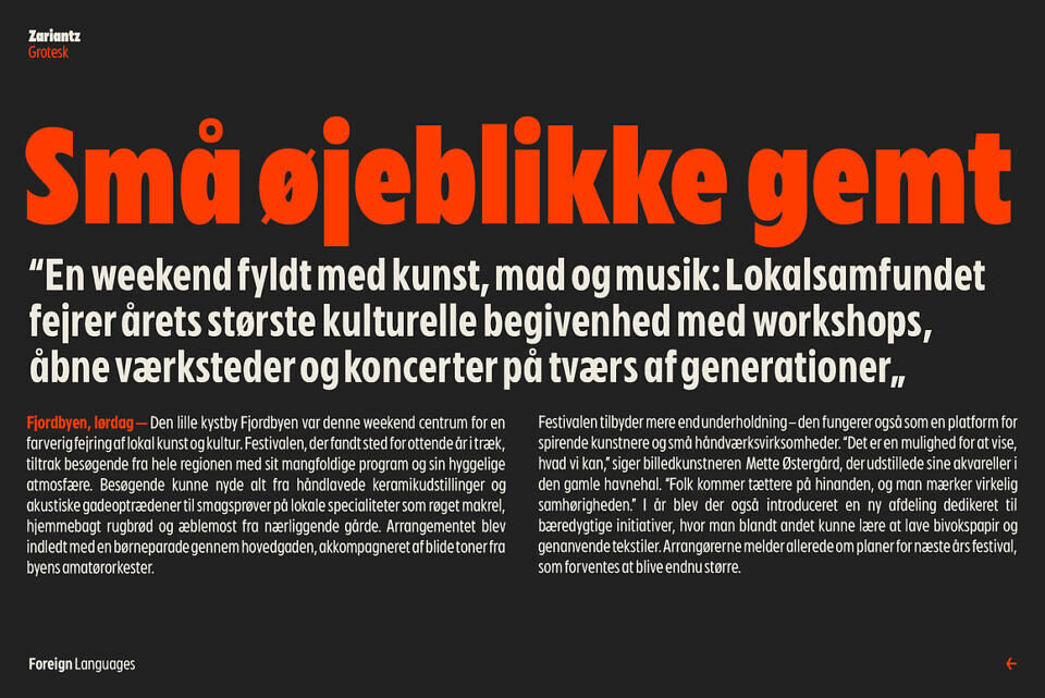 Zariantz Font