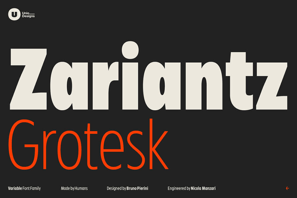 Zariantz Font