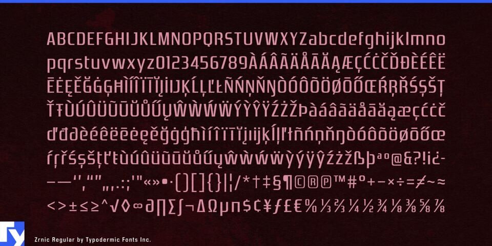 Zrnic Font