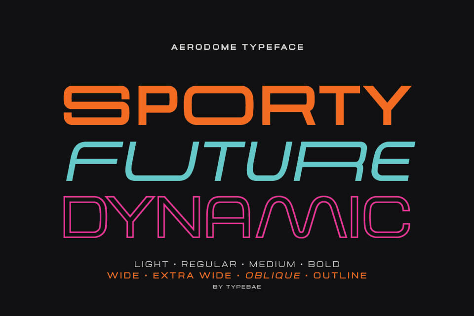 Aerodome Font