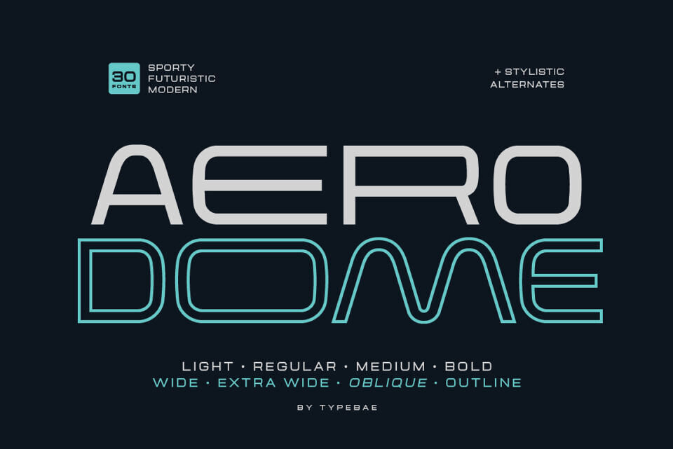 Aerodome Font