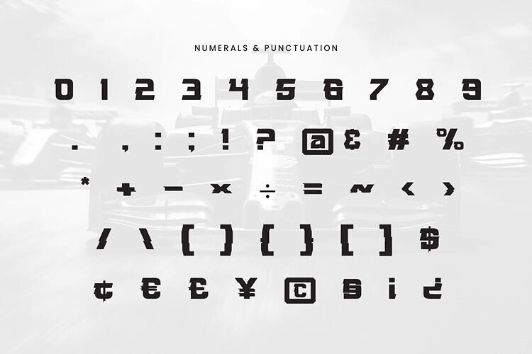 Afigre Racing Font