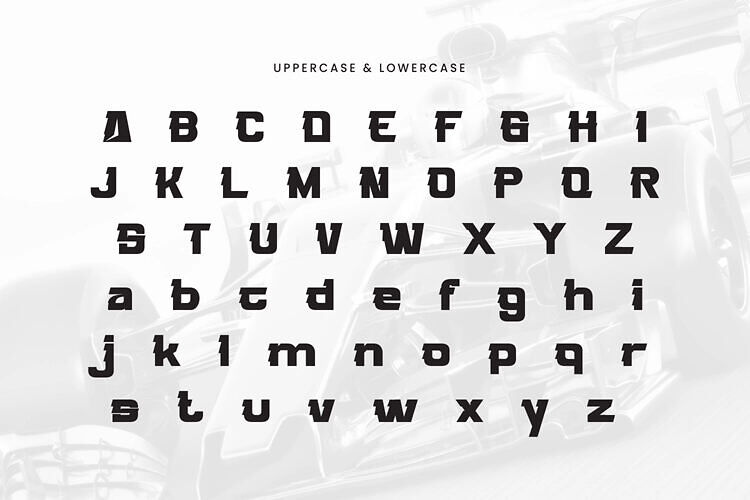 Afigre Racing Font