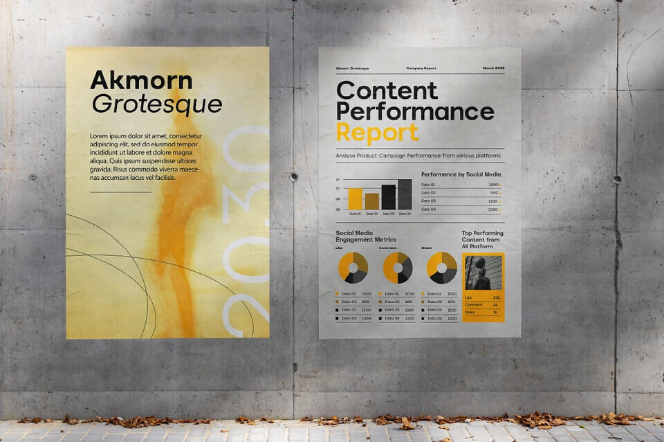 Akmorn Grotesque Font