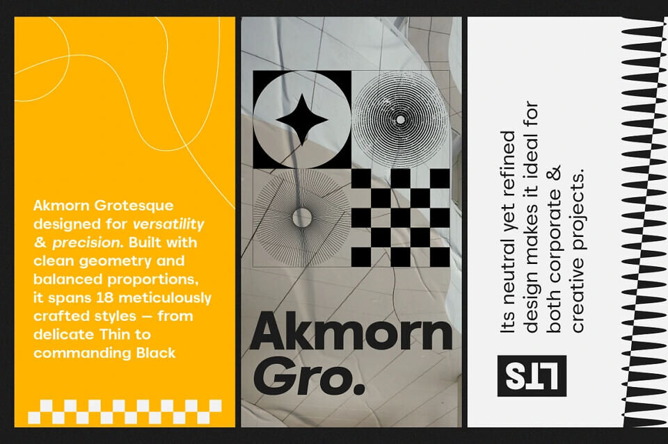 Akmorn Grotesque Font
