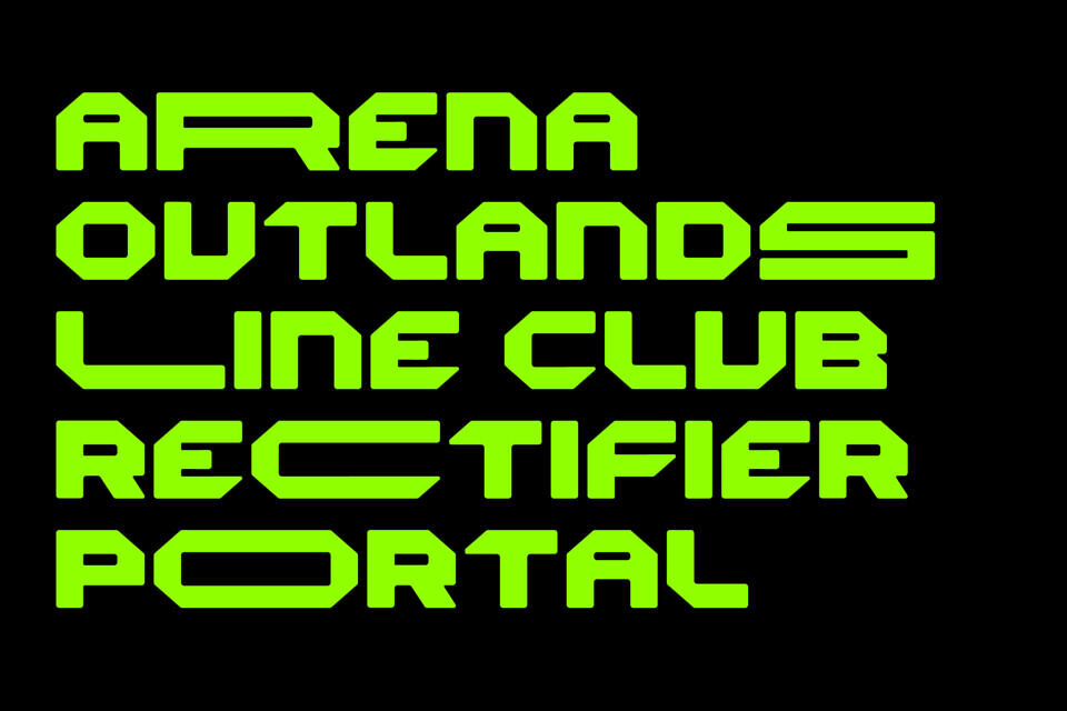 Alphatron Font