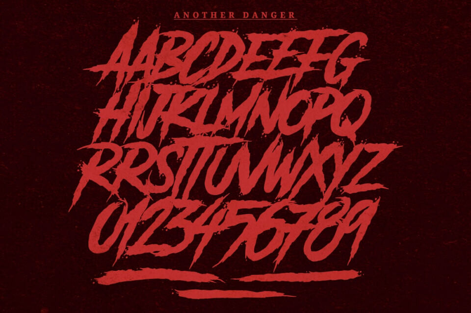 Another Danger Font