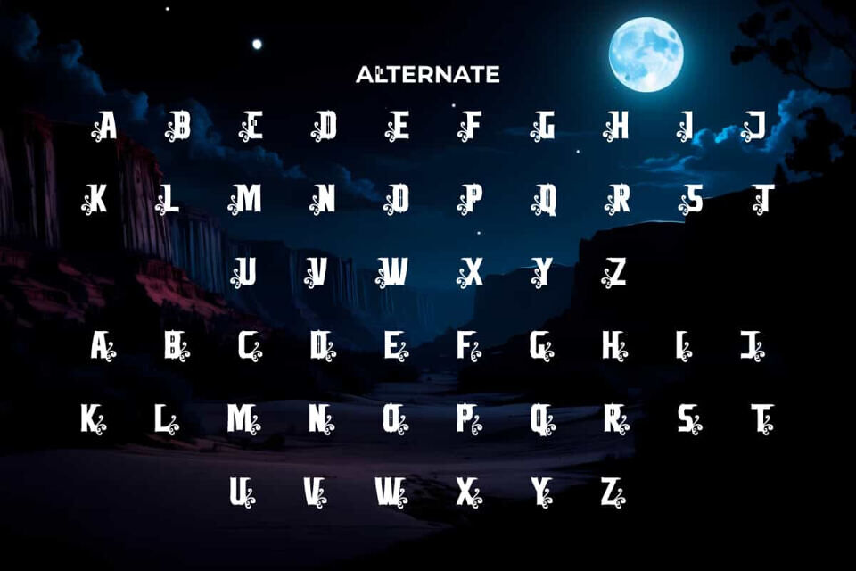 Anxious Night Font
