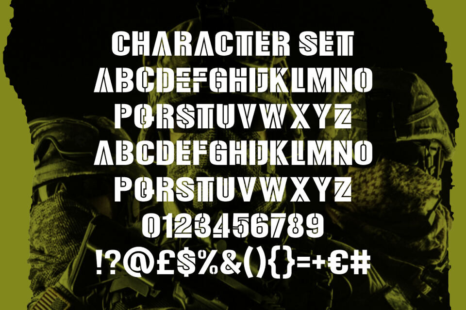 Armor Legion Font