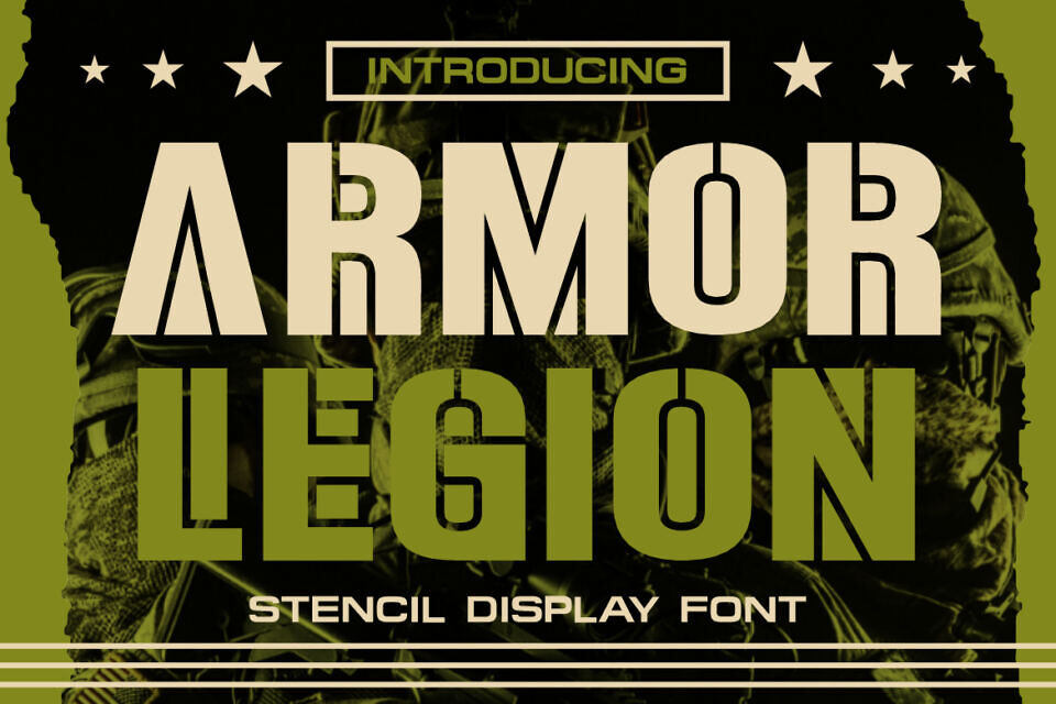 Armor Legion Font