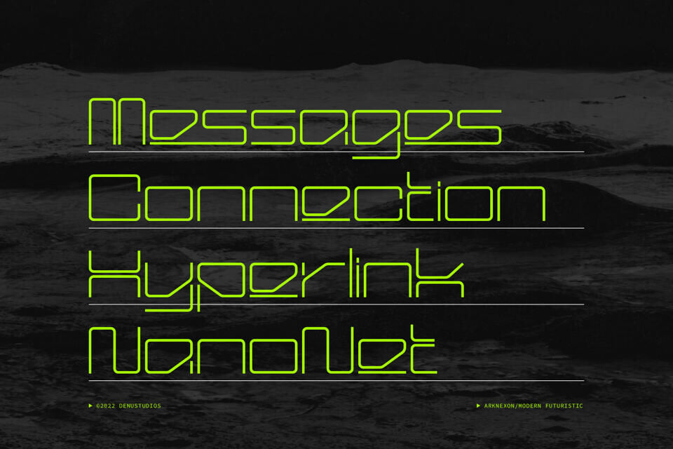 Arxenon Font
