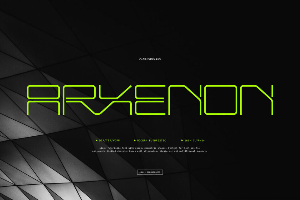 Arxenon Font