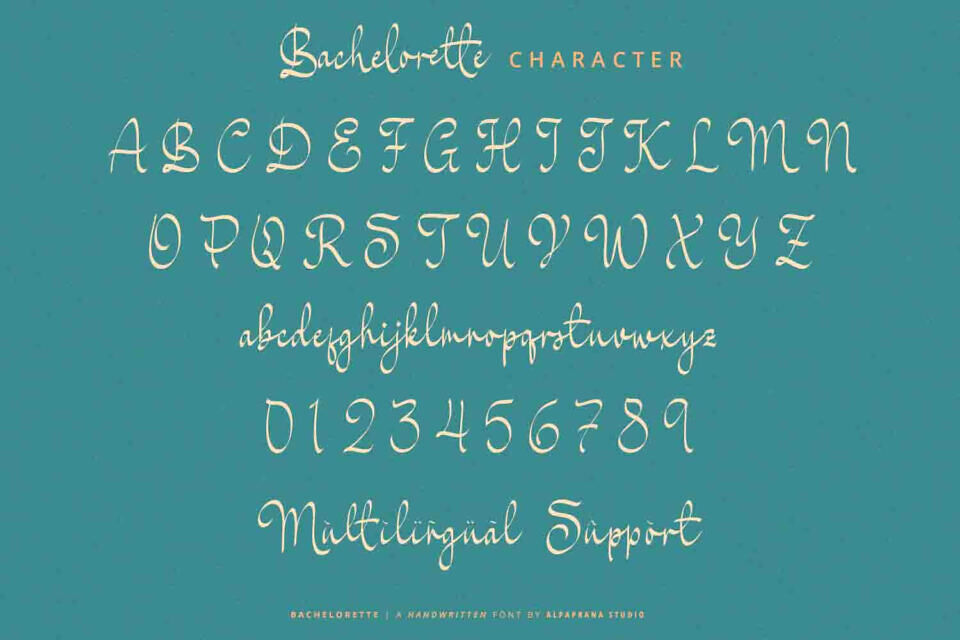 Bachelorette Font