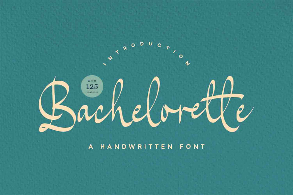 Bachelorette Font