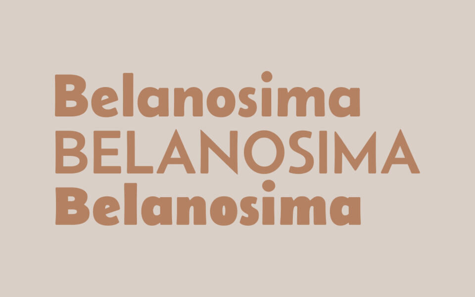 Belanosima Font