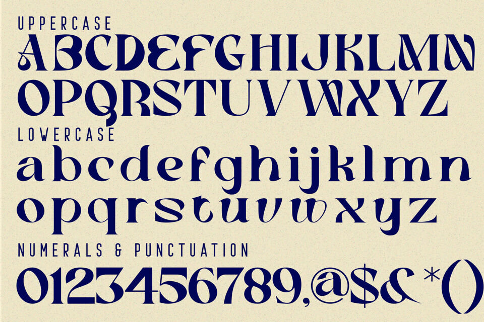 Between Aesthetic Font