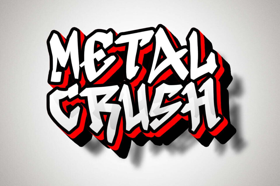 Black Destroy Font