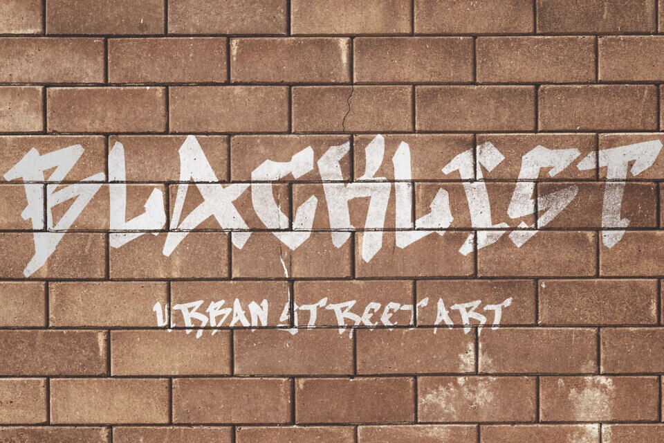 Black Destroy Font