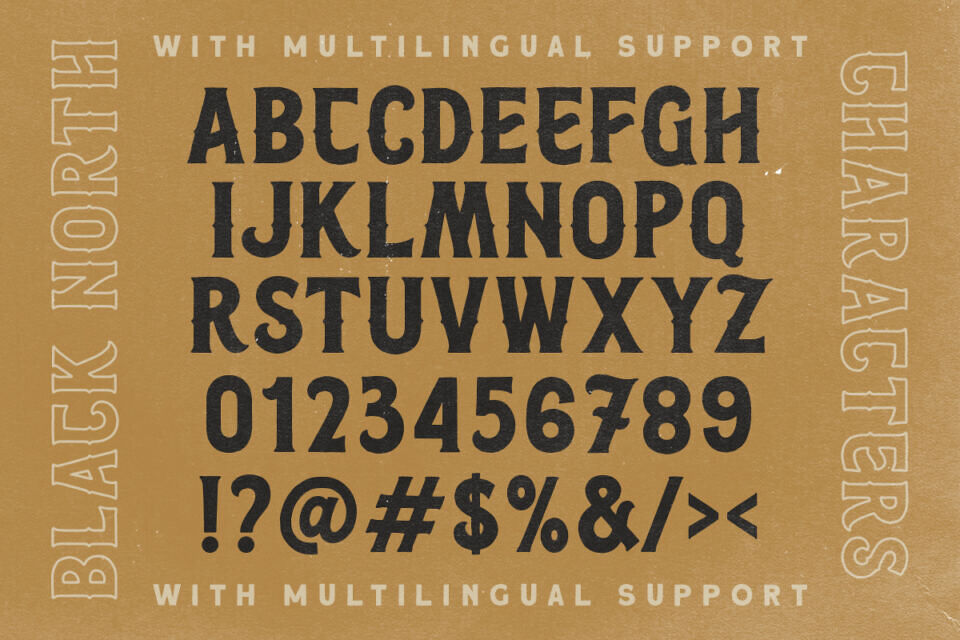 Black North Font