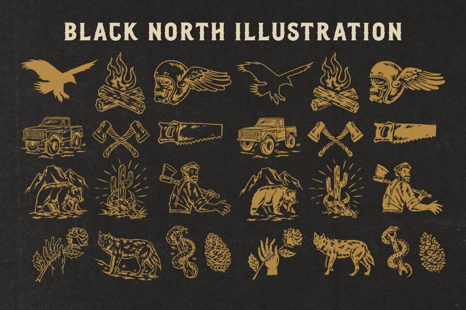 Black North Font