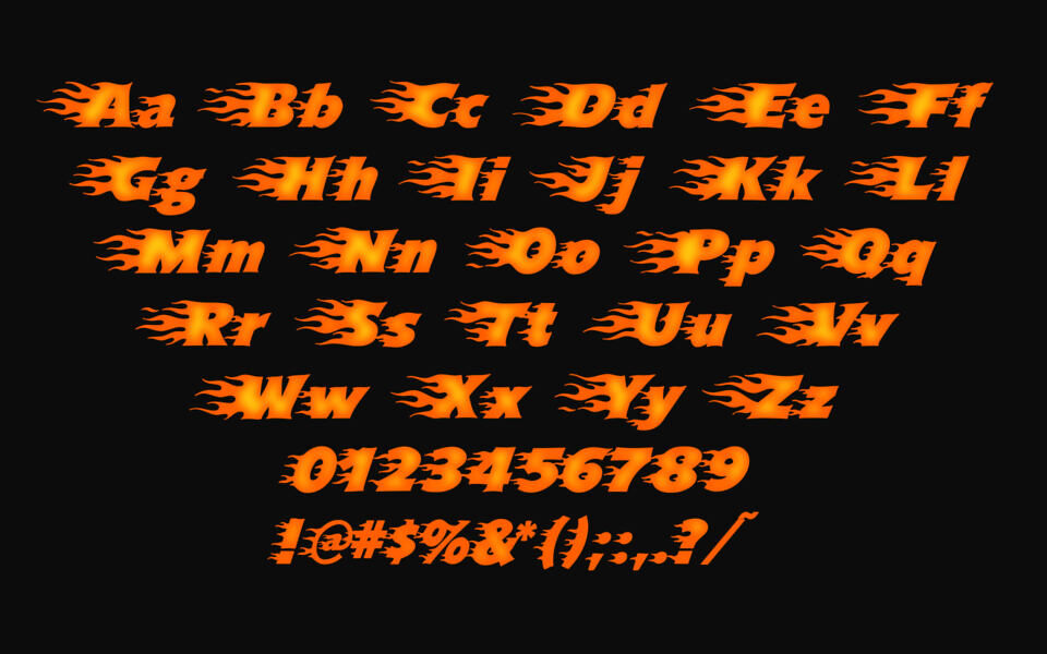 Blazed Font