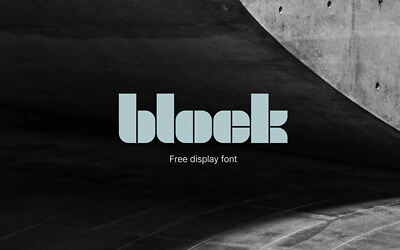 Block Font
