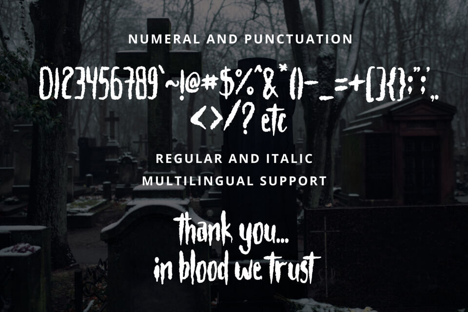 Bloodfather Font