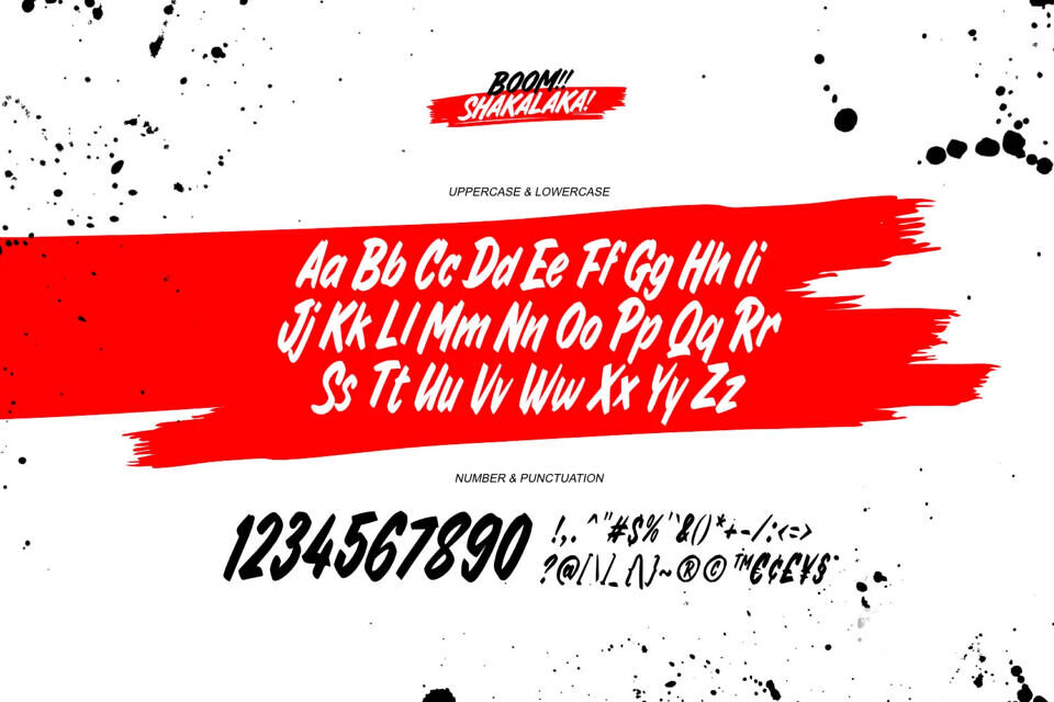 Boom Shakalaka Font