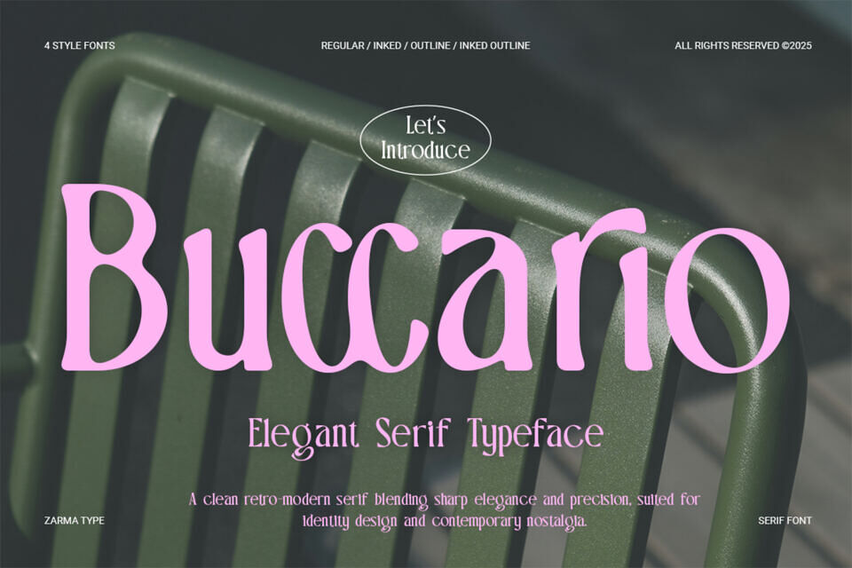 Buccario Font