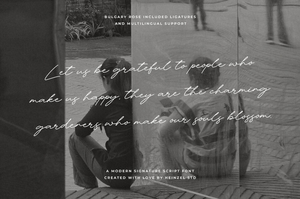 Bulgary Rose Font