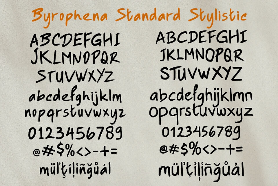 Byrophena Font