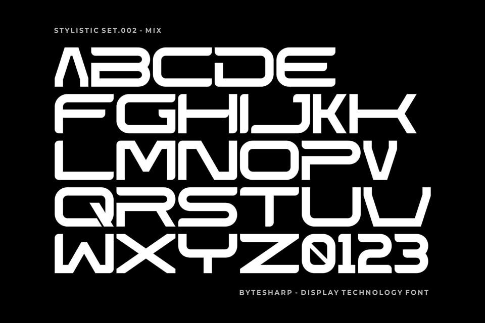 Byte Sharp Font