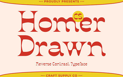 CS Homer Drawn Font