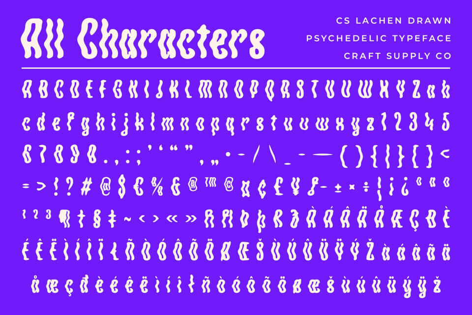 CS Lachen Drawn Font
