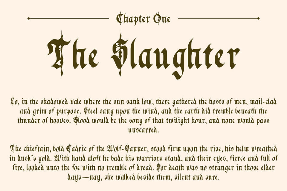 CS Lamia Drawn Font