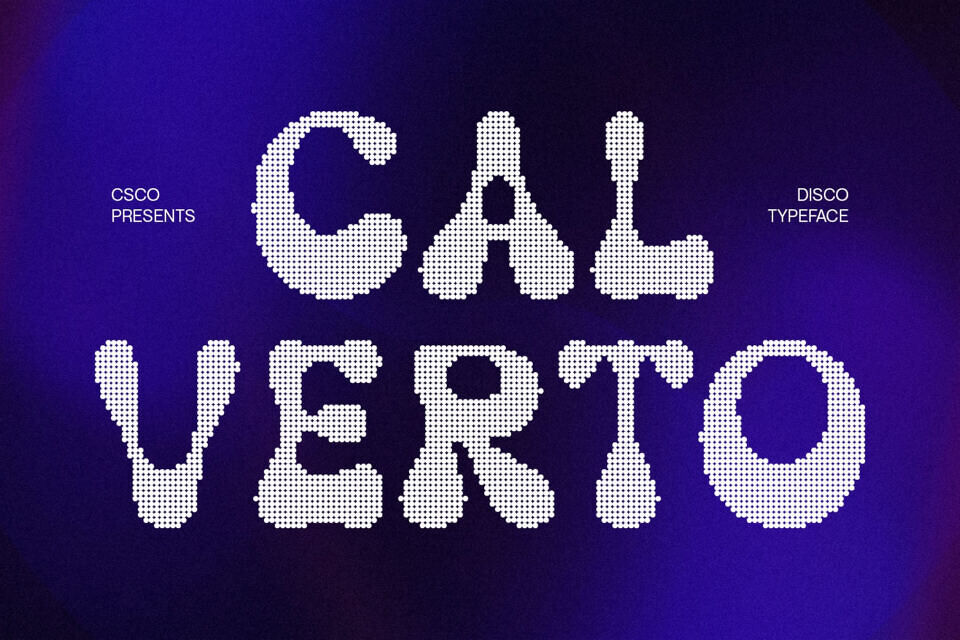 Calverto Disco Font