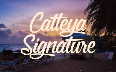 Catleya Signature Font