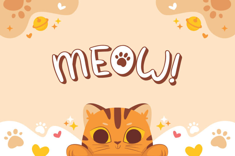 Catto Puroo Display Font