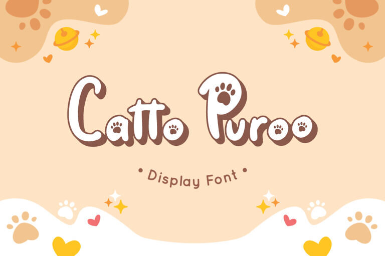 Catto Puroo Display Font